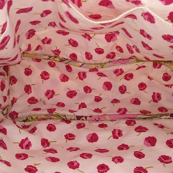 Vera Bradley Make Me Blush On the Go Tote Large Pink Floral Retired - Picture 7 of 10